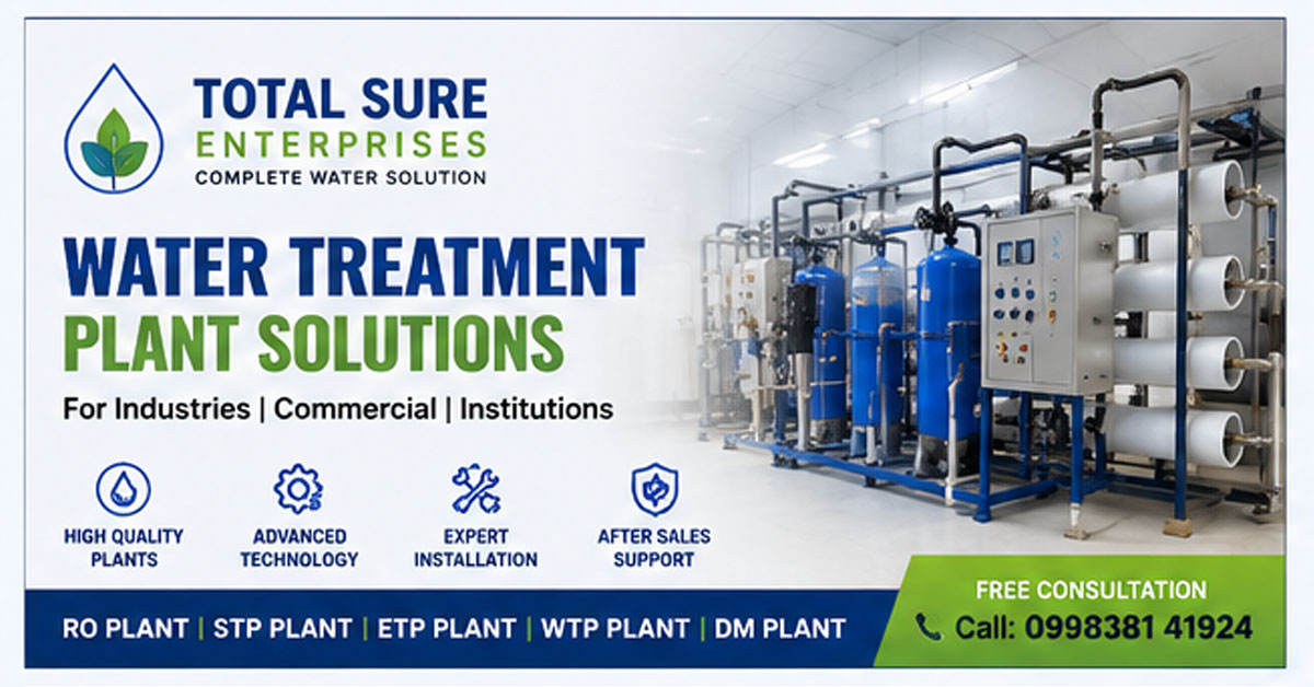 Commercial RO Plant Manufacturer - Total Sure Enterprises