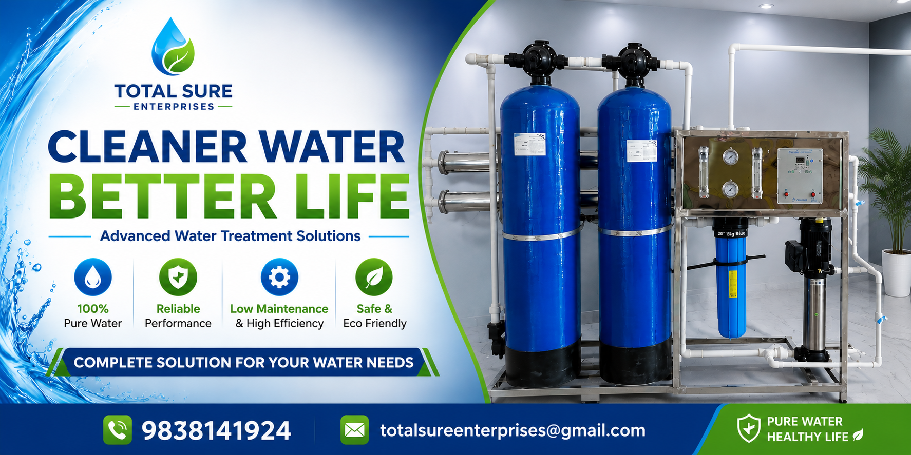 Industrial RO Plant Installation